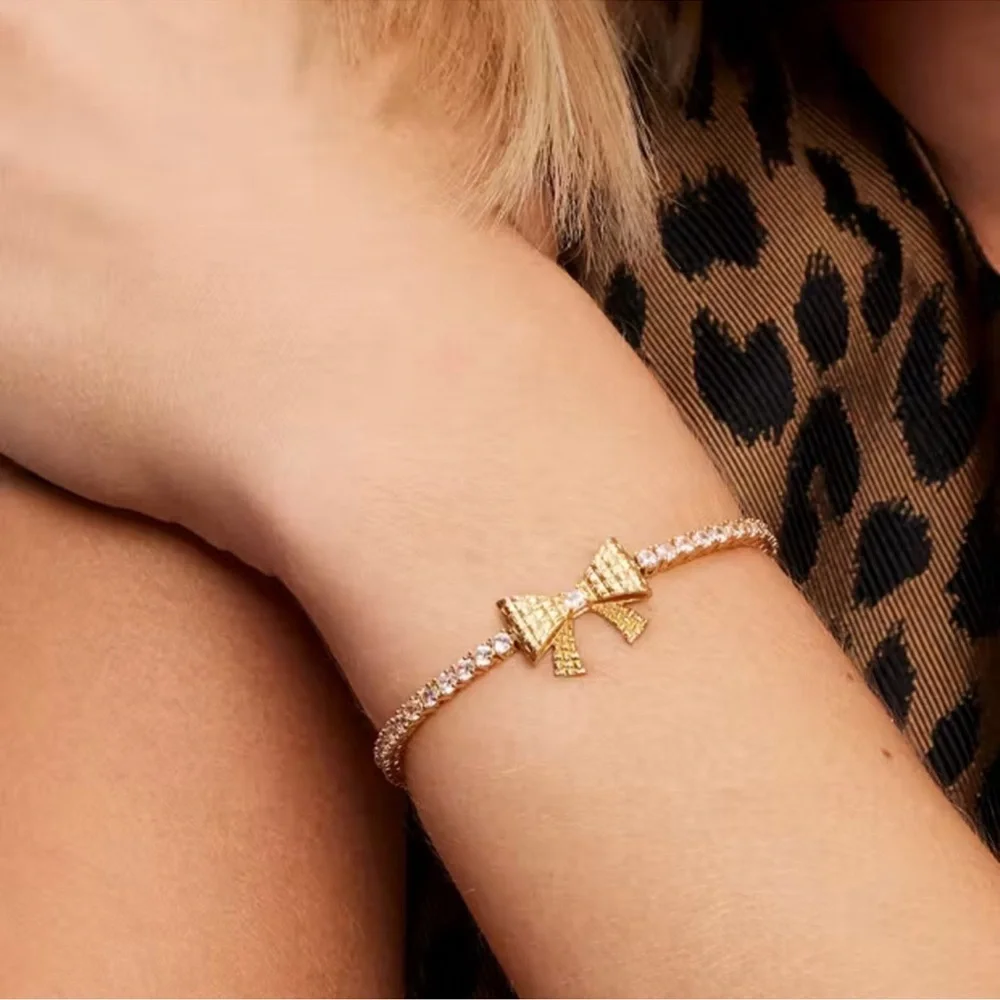 $148 Kate Spade Wrapped In A Bow Tennis Bracelet